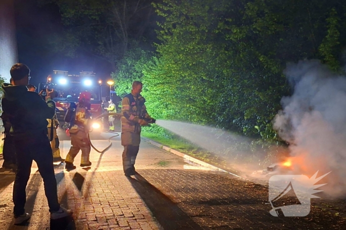 Brandweer druk met meerdere afval branden