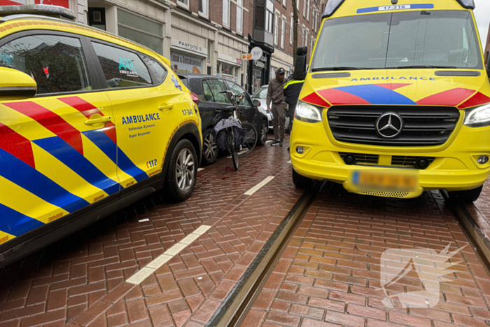 Fietser gewond aan been na aanrijding