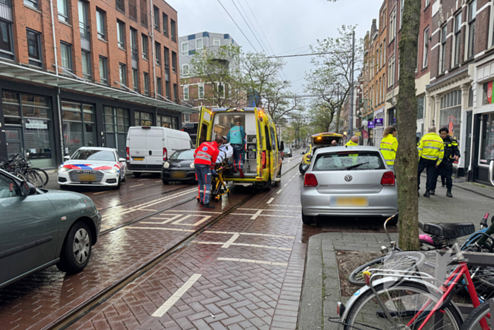 Fietser gewond aan been na aanrijding