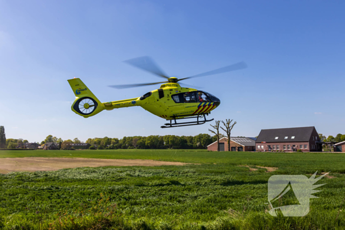 Motorrijder zwaargewond bij ongeval