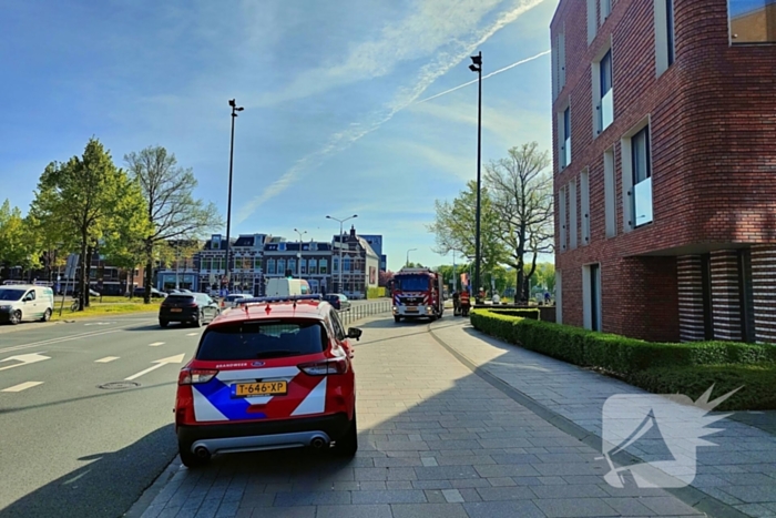 Brandweer ingezet voor gaslekkage in woning