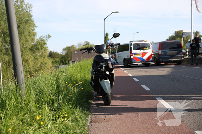 Ttraumateam ingezet voor zwaargewonde scooterrijder