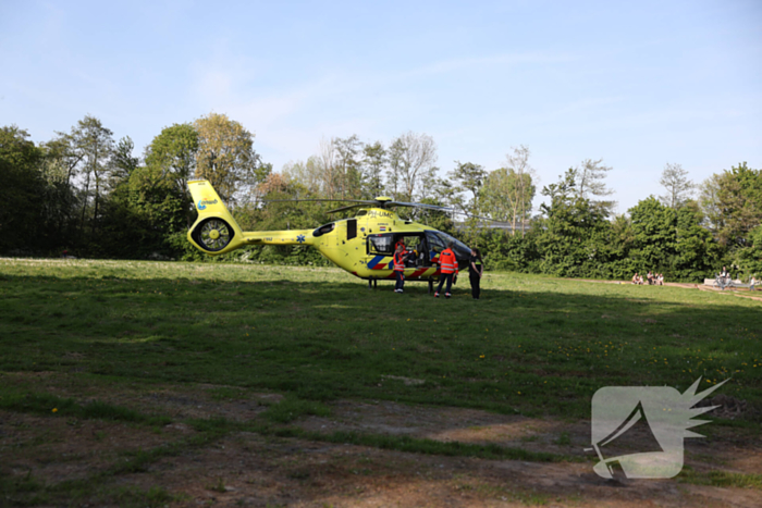 Ttraumateam ingezet voor zwaargewonde scooterrijder