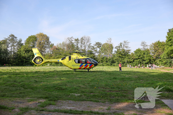 Ttraumateam ingezet voor zwaargewonde scooterrijder