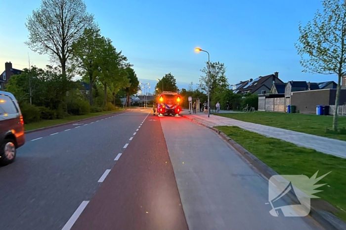 Brandweer ingezet voor brandend blikje