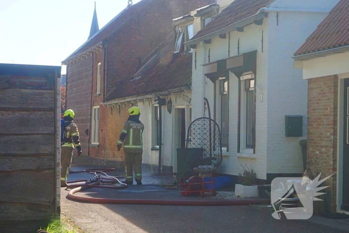 Brandweer ingezet voor brand in woning