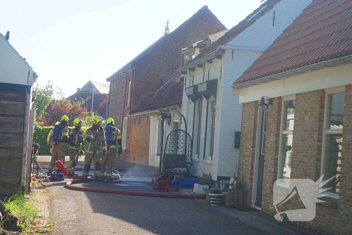 Brandweer ingezet voor brand in woning