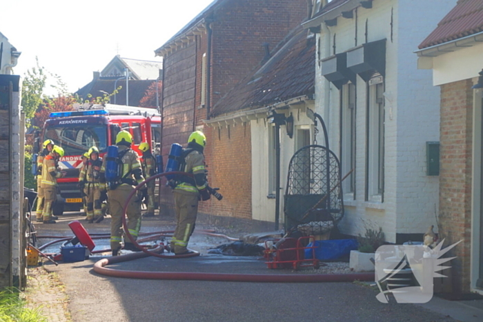 Brandweer ingezet voor brand in woning
