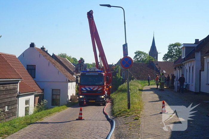 Brandweer ingezet voor brand in woning