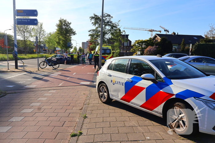 Fietser gewond bij aanrijding met auto