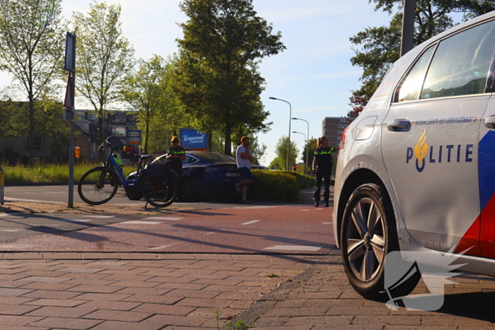 Fietser gewond bij aanrijding met auto