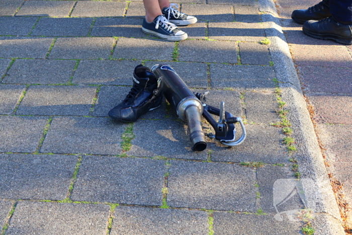 Motorrijder gewond bij aanrijding met auto