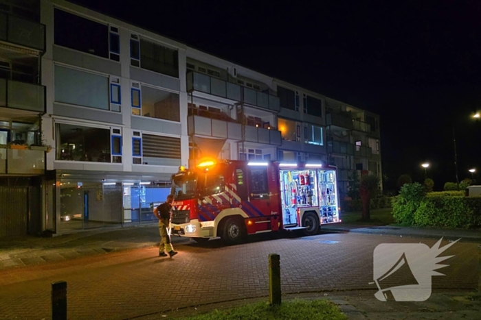 Politie stelt sporen veilig na melding woningbrand