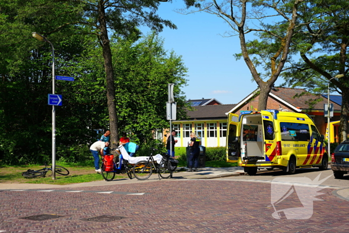 Fietser aangereden door scooterrijder