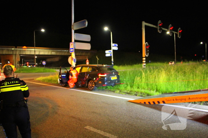 Ongeval zorgt voor afsluiting van rijstroken