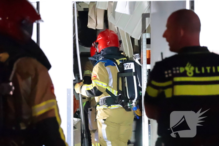 Politie doet onderzoek naar brand