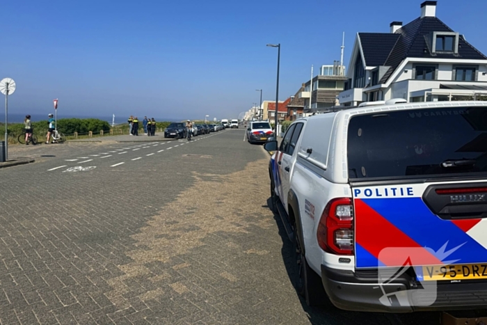 Zoekactie naar vermiste persoon op strand