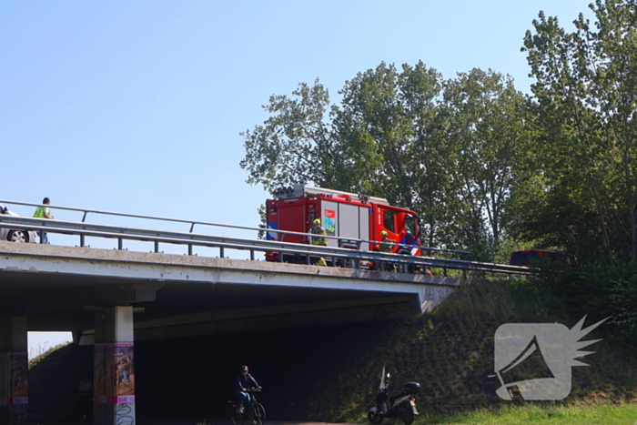 Ongeval met drie voertuigen