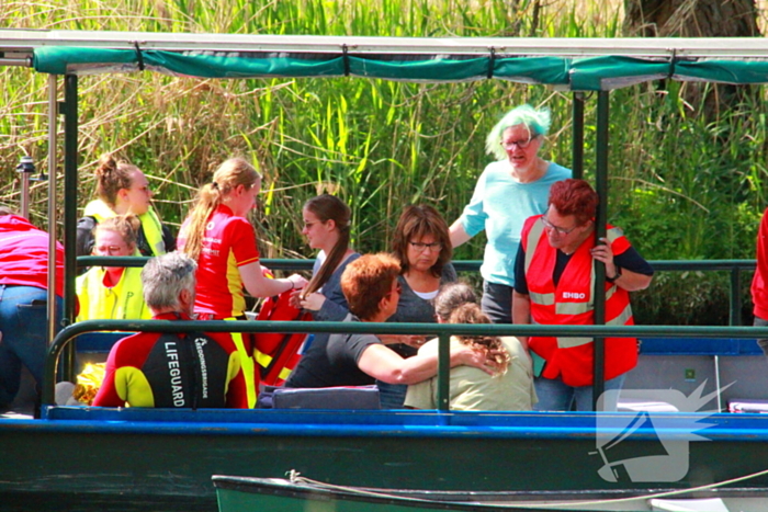 Reddingsbrigade oefent aanvaring met gewonden