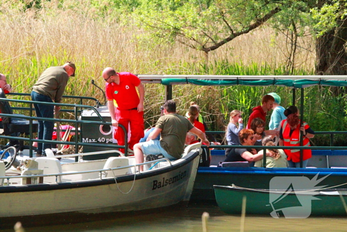 Reddingsbrigade oefent aanvaring met gewonden