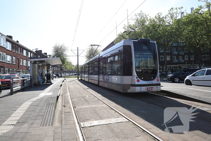 Verstoringen in tramverkeer door aanrijding