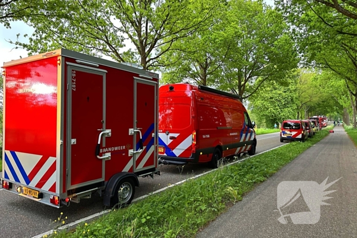 Grote brandweer inzet bij natuurbrand