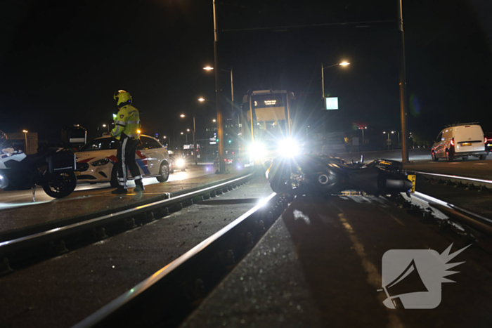 Motorrijder gewond bij eenzijdig ongeval