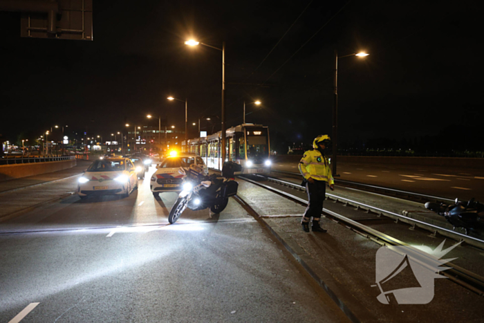 Motorrijder gewond bij eenzijdig ongeval