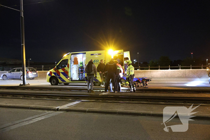Motorrijder gewond bij eenzijdig ongeval