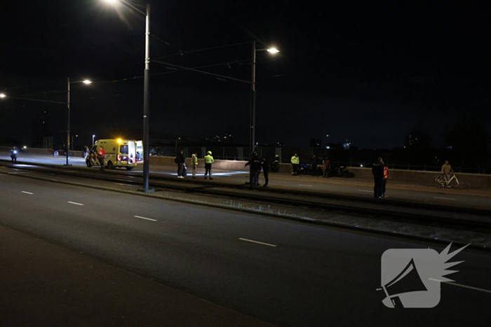 Motorrijder gewond bij eenzijdig ongeval