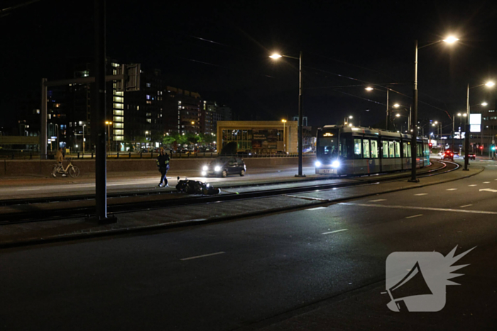 Motorrijder gewond bij eenzijdig ongeval