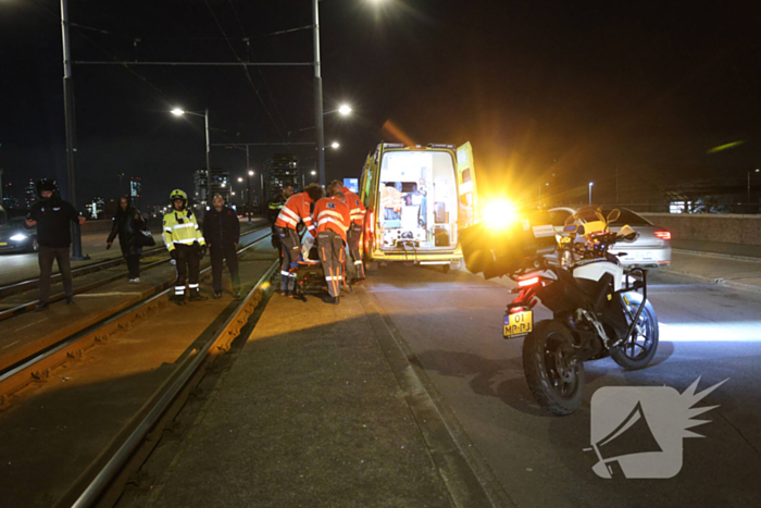 Motorrijder gewond bij eenzijdig ongeval