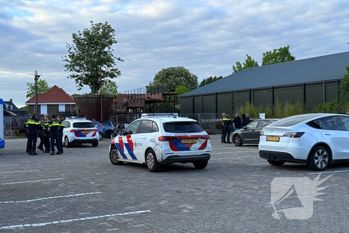 Schoten gelost bij vechtpartij, politie groots aanwezig
