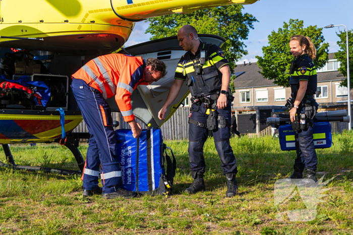 Grote inzet hulpdiensten na val van trap