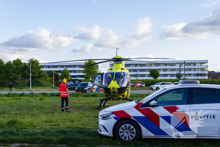 Grote inzet hulpdiensten na val van trap