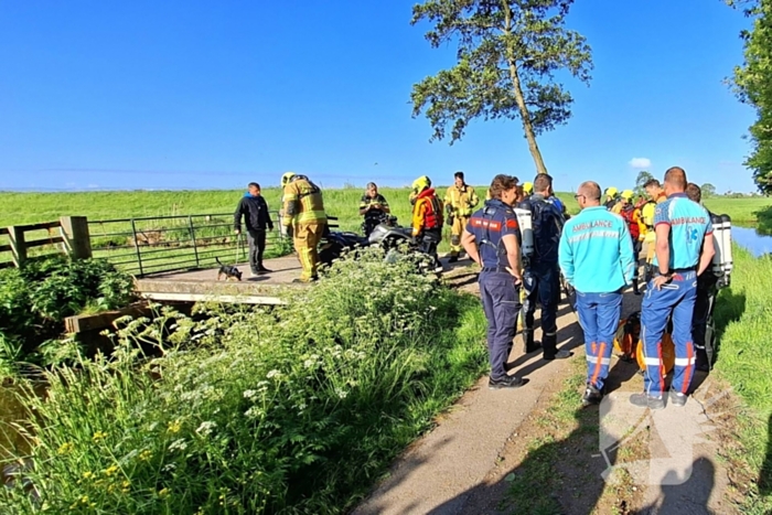 Bestuurder van quad komt met de schrik vrij