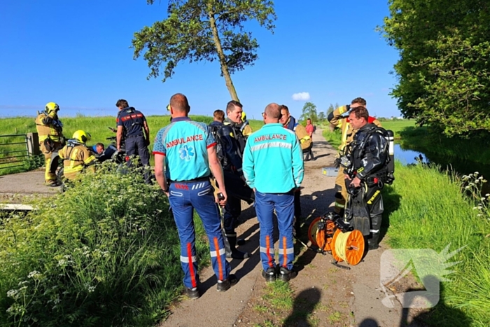 Bestuurder van quad komt met de schrik vrij