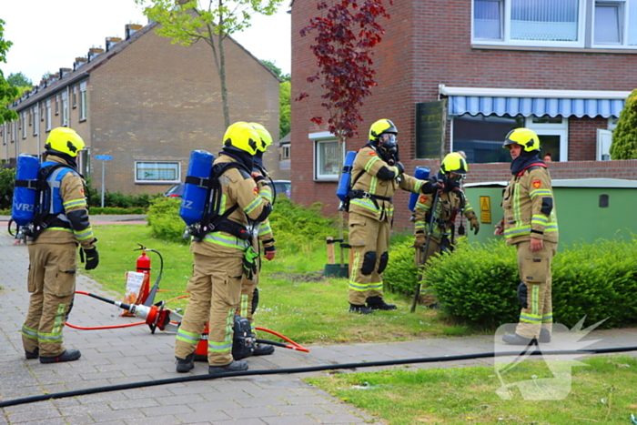 Brandweer ingezet voor brand in electriciteits huisje