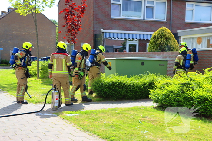 Brandweer ingezet voor brand in electriciteits huisje