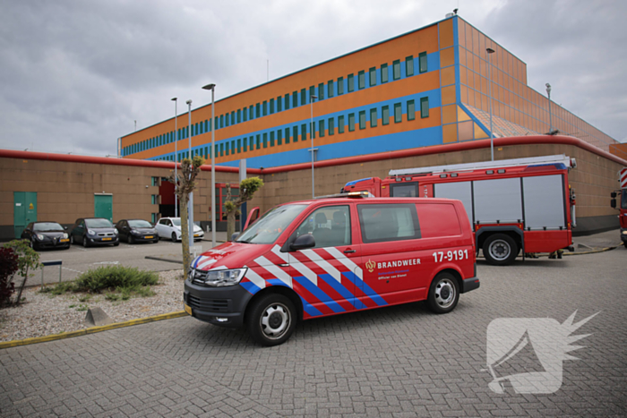 Brand in cel gevangenis de Schie