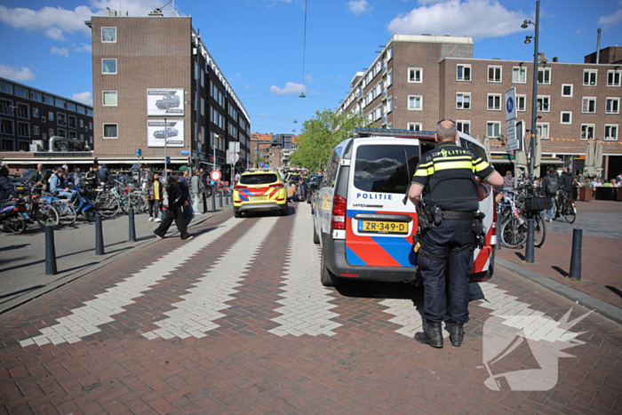 Dame geschept door automobilist