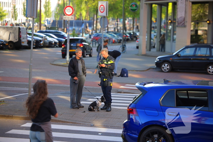 Motorrijder gewond bij botsing, automobilist mee naar bureau