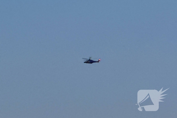Aanhoudingen na overval, politiehelikopter ingezet