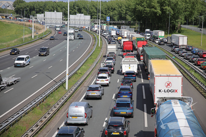 Lange file en stilstaand verkeer door technische storing
