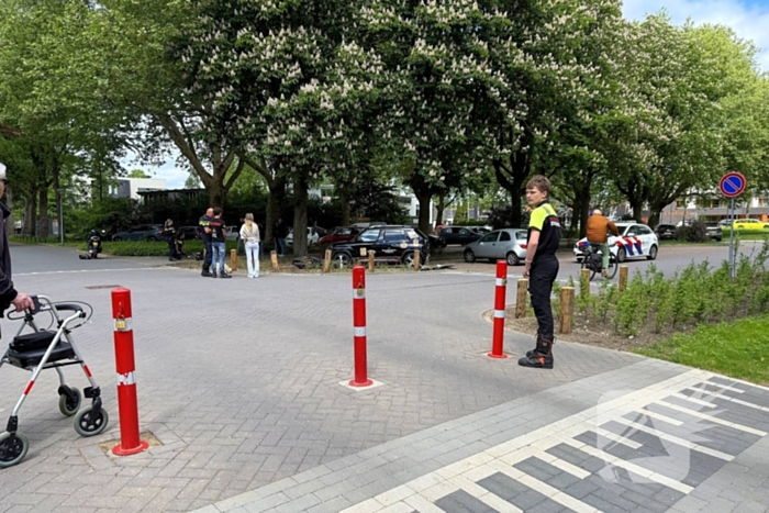 Ongeval met scooterrijder en automobilist