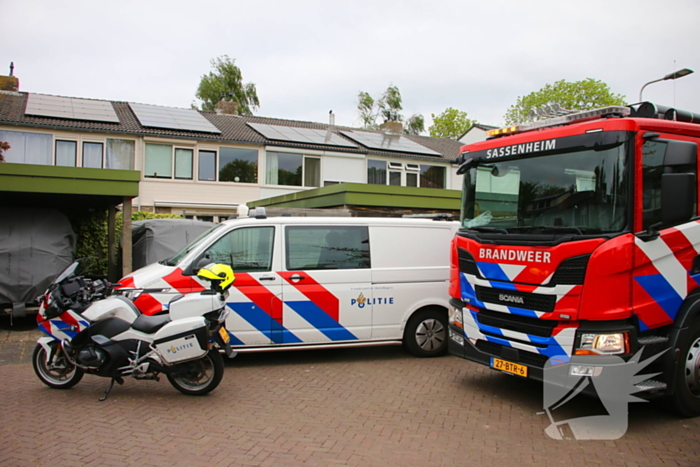 Brand in woning snel onder controle