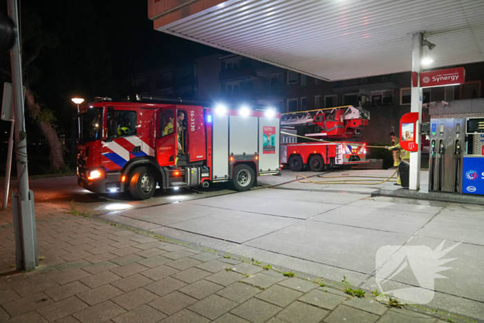 Brand op balkon op eerste verdieping