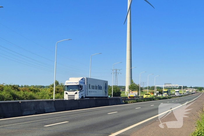 Storing Haringvlietbrug, zorgt voor flinke file