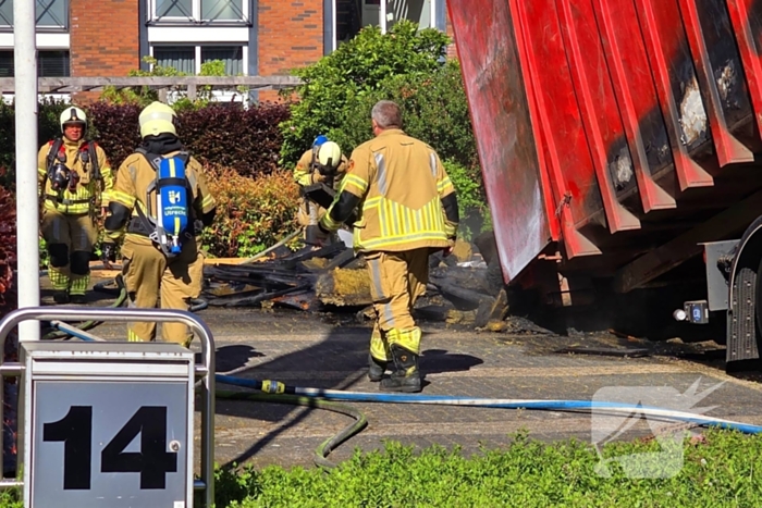 Containerbrand snel onder controle