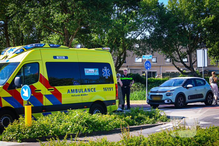 Fietser aangereden op zebrapad